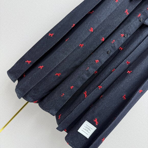 Thom Browne new denim sleeveless dress - Picture 6 of 7